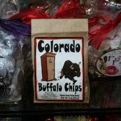 Photo of package of Colorado Buffalo Chips candy